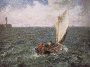 Sailboat Jean Francois Millet